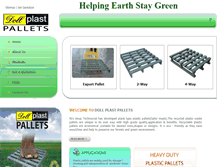 Tablet Screenshot of dollplastpallets.com